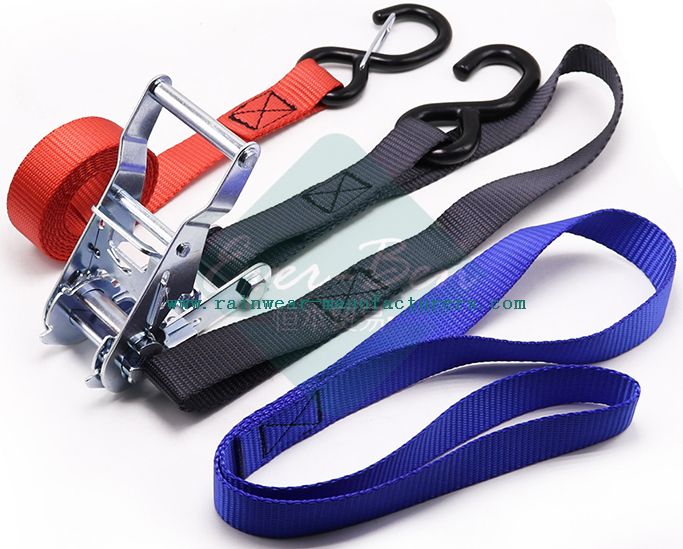 25mm best motorcycle tie down straps cargo lashing ratchet tie down retractable ratchet strap